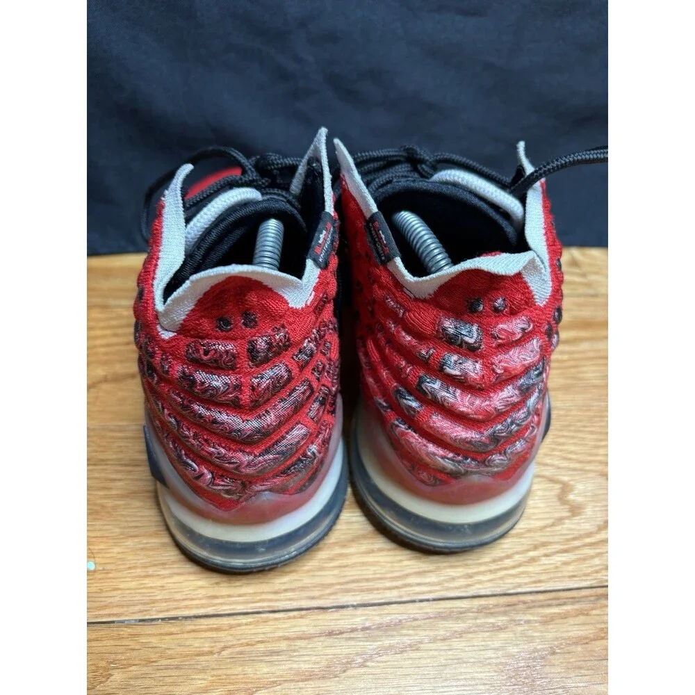 Nike LeBron 17 Air Max Uptempo 2020 Men's University Red/White/Black Size 7